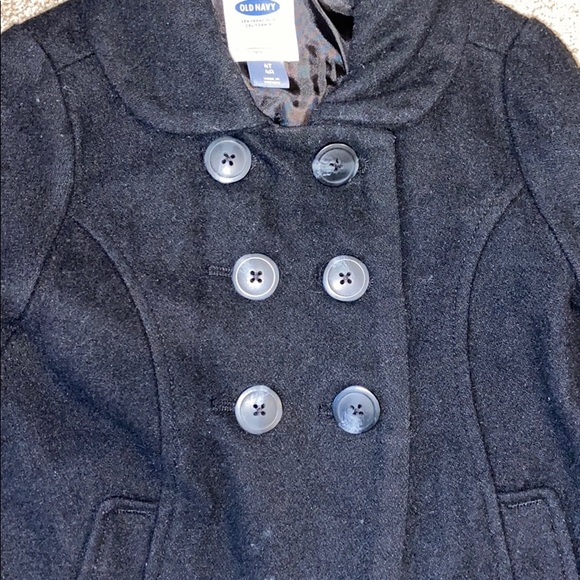 Old navy black pea coat - Picture 3 of 5